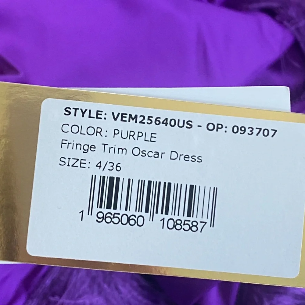 Patbo fringe trim Oscar dress ***stunning*** - Picture 8 of 8